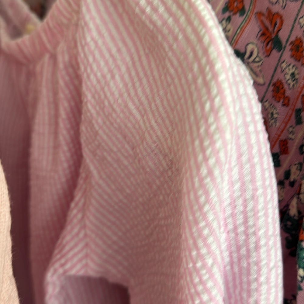 ACE FASHION PINK AND WHITE TOP